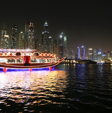 Dual Combo Dhow Dinner Cruise  & Safari