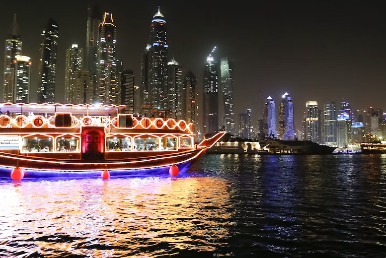 Dual Combo Dhow Dinner Cruise  & Safari